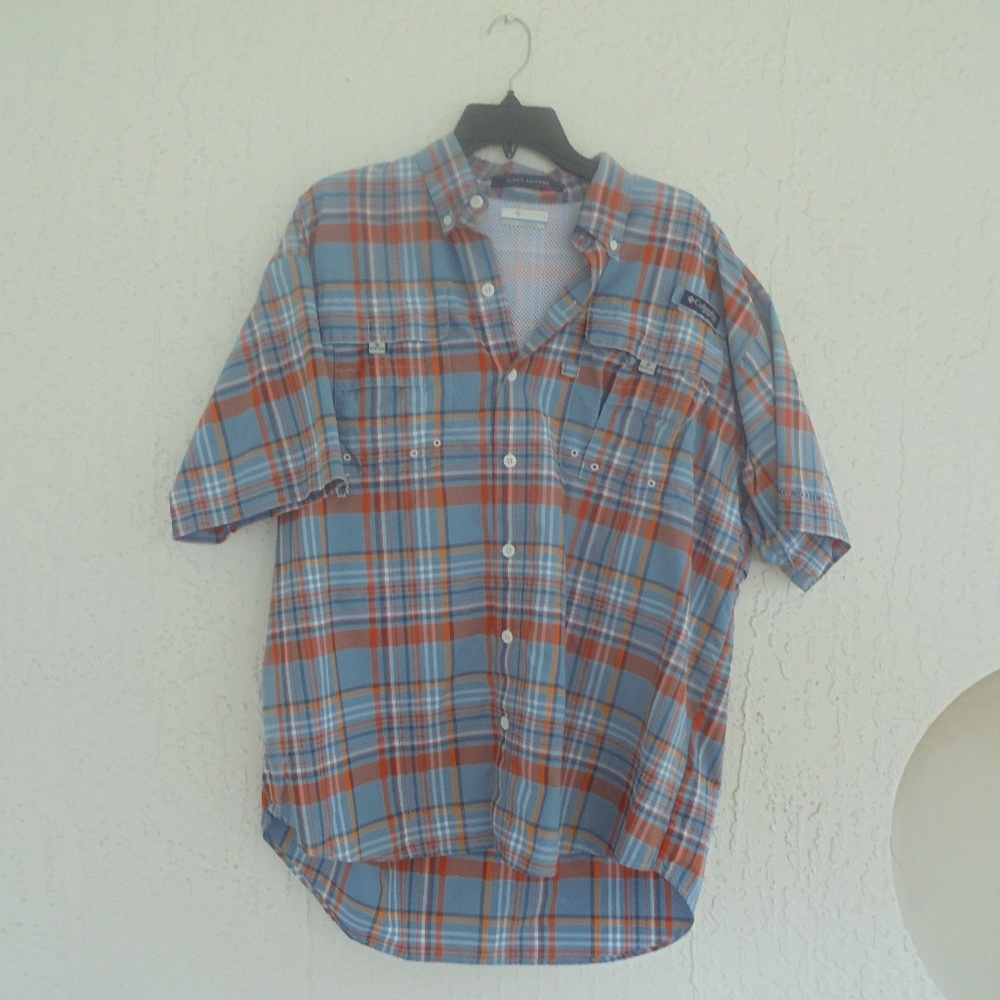 Columbia PFG Short Sleeve Fishing shirt M